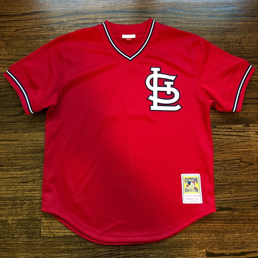 St Louis Cardinals batting practice jersey Willie McGee size Large